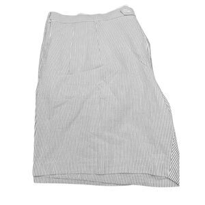 Cordovan & Grey Ltd Womens Blue White Striped Chino Shorts Size 58